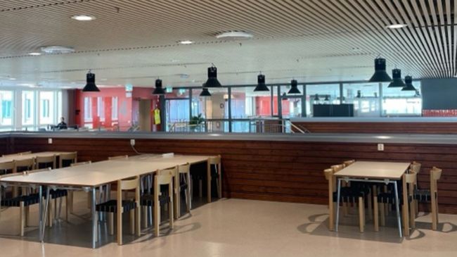 Example of 5G Ericsson radio dots forming the CARL-W testbed and providing non-public connectivity at Karlstad University.