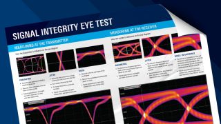 Poster: Signal integrity eye test