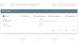Workflow for creating an NPS campaign in R&S SmartBenchmarker or SmartMonitor