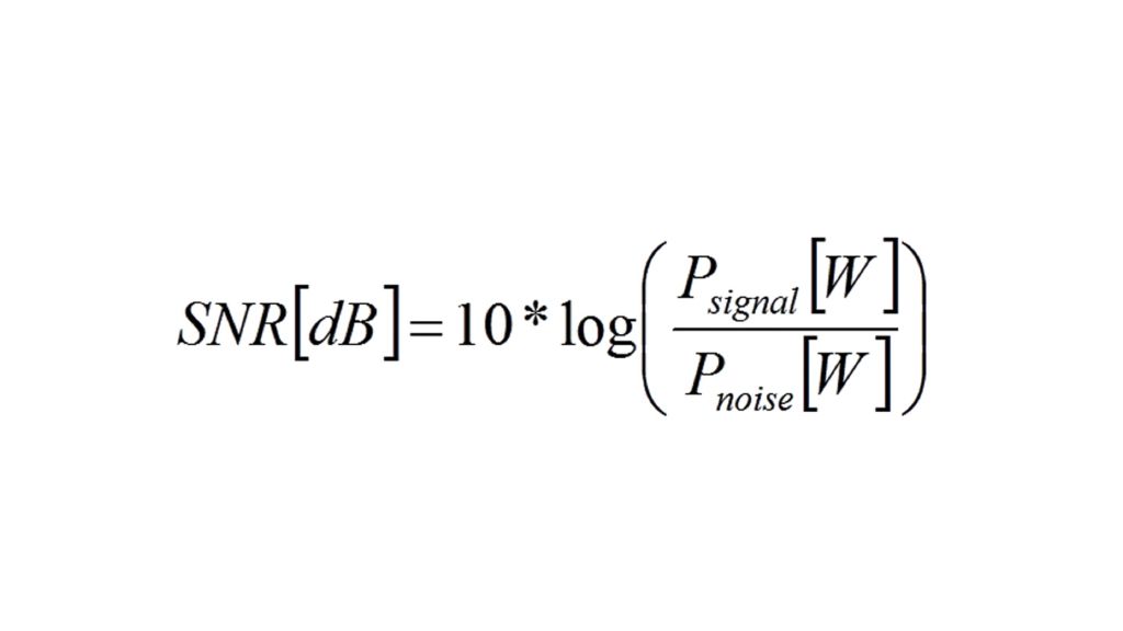 signal-to-noise-ratio formula signal-to-noise-ratio formula