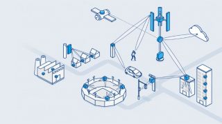 “构建 5G 基础”基础设施信息图