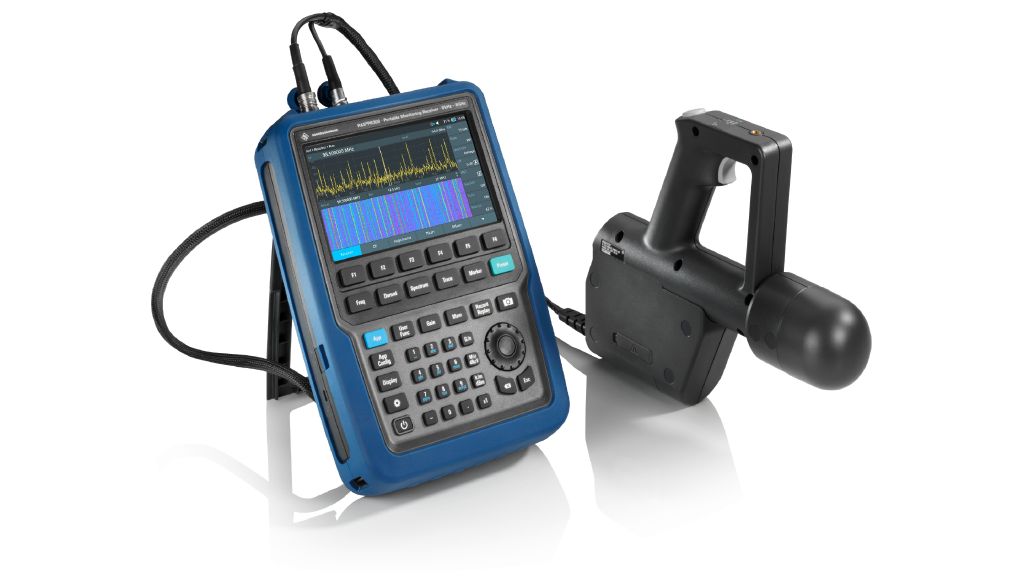 The R&S®PR300 portable monitoring receiver provides precise analysis across the wideband spectrum