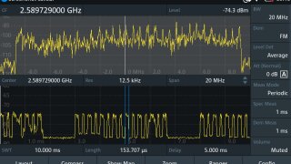 Simultaneous time domain data with corresponding time-gated frequency spectrum display