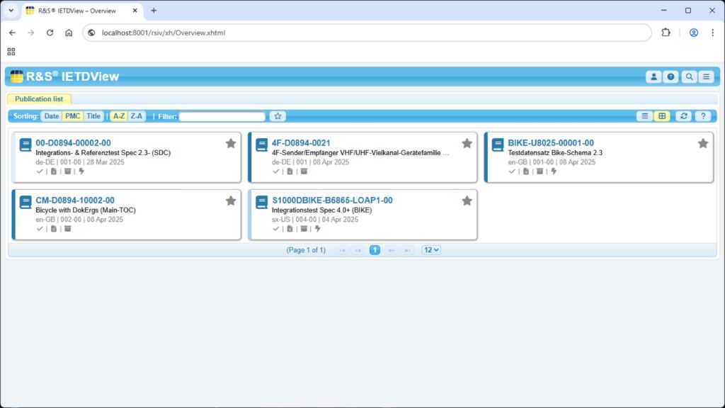 R&S®IETDView - Overview