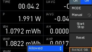 积分器模式选择 