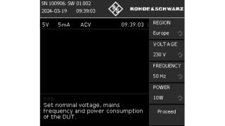 设置正确的电源电压和电源频率