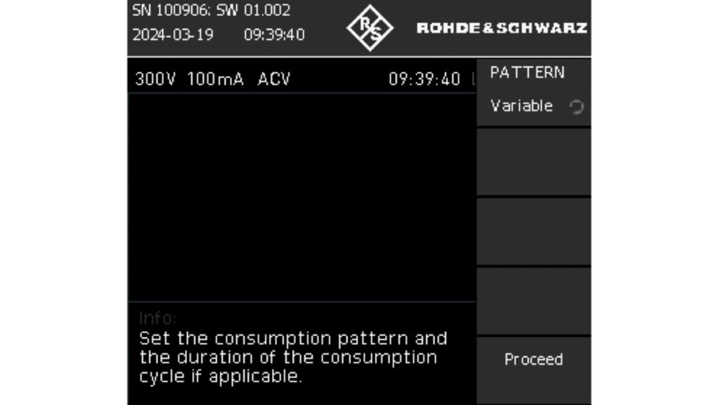 设置电流消耗模式