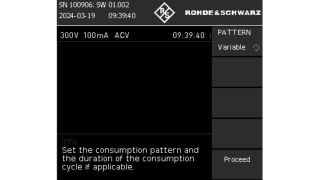 设置电流消耗模式