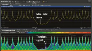 比较快速跳频无线电信号