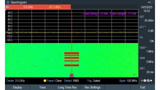 Spectrum Rider FPH 使用门控触发功能分隔 UL 与 DL 信号