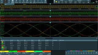 MXO 具有跟踪功能，能够将 PWM 显示为迹线以作分析