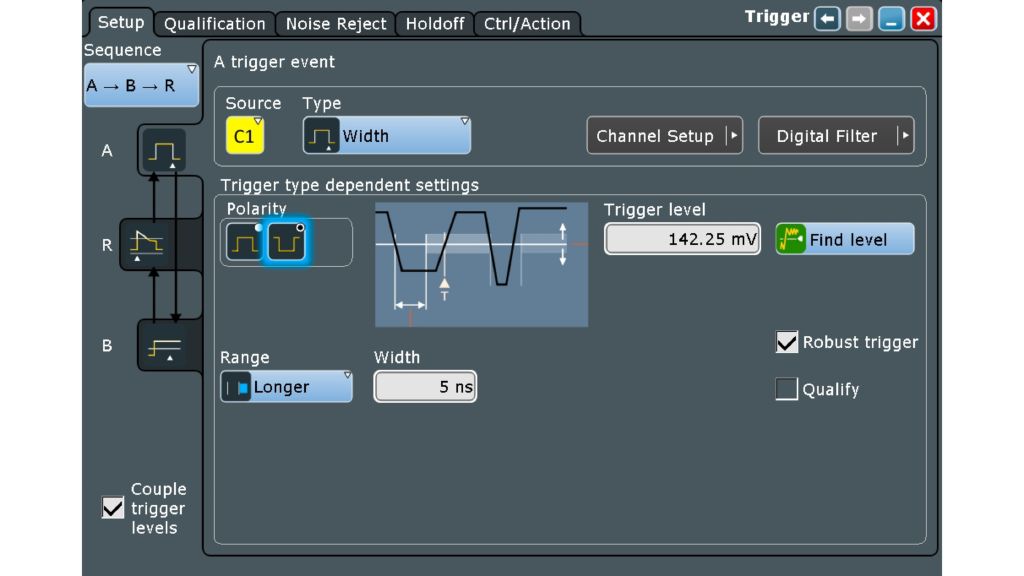 脉冲起始的 A 触发装置
