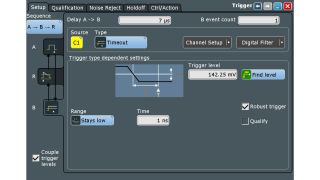 脉冲结束的 B 触发装置