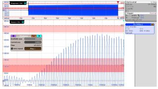 使用 A-B-R 触发捕获的 7.5 μs 脉冲