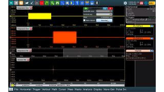 使用示波器的 RGPO 测量：相关功能测量干扰技术和受影响雷达之间的延时。当延时超出干扰飞机的距离范围时，J/S 变为无穷大。