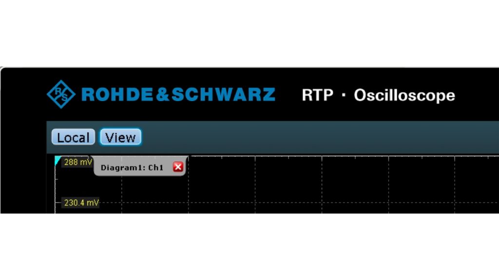 按下示波器前面板上或浏览器 VPN 连接中的“Local”（本地）按钮。