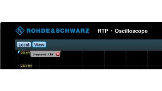 按下示波器前面板上或浏览器 VPN 连接中的“Local”（本地）按钮。