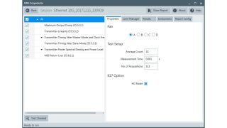 在 r&s®scopesuite 自动化一致性测试软件开心体育首页，选择 pcie 一致性测试项目