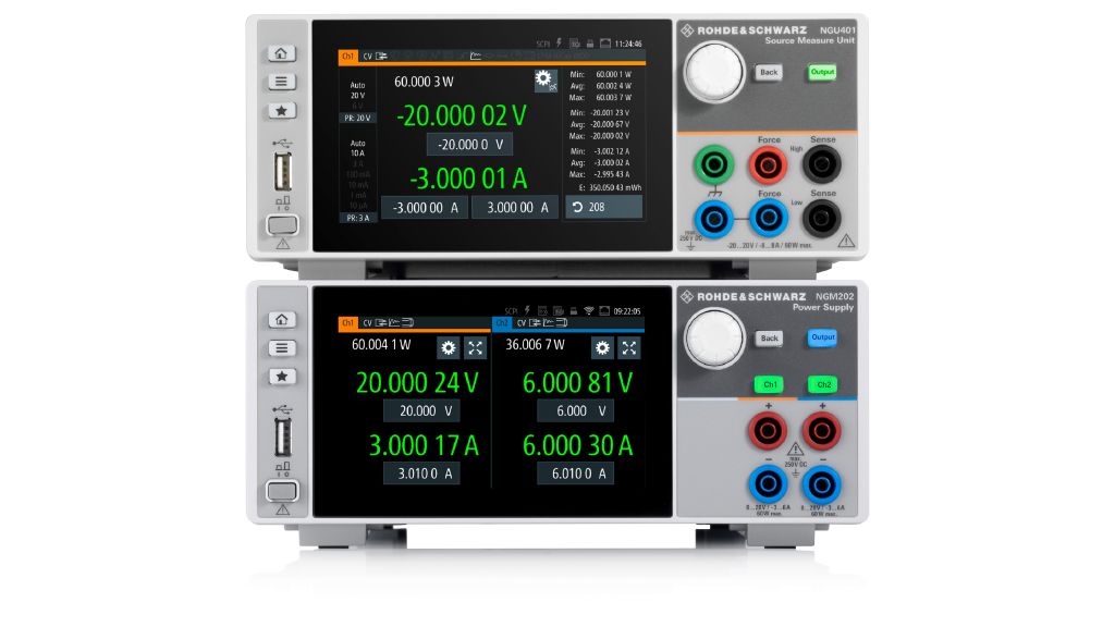R&S®NGU401 和 R&S®NGM202