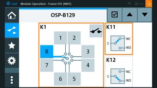 The R&S®OSP instruments can be controlled and configured via Ethernet using the web GUI or SCPI commands