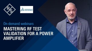 Mastering RF Test validation for a power amplifier: From measurement to simulation and from S-Parameters to Complex Modulated Signals