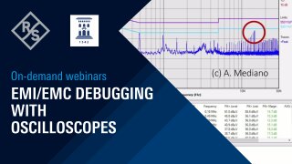 EMI/EMC debugging with oscilloscopes