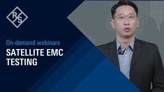 Satellite EMC testing