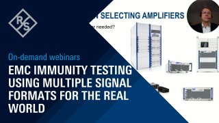EMC immunity testing using multiple signal formats for the real world