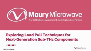 Exploring Load Pull Techniques for Next-Generation Sub-THz Components
