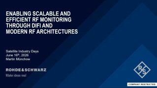 Enabling scalable and efficient RF monitoring through DIFI and modern RF architectures 