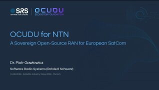 OCUDU for NTN: A sovereign open-source RAN for European SatCom
