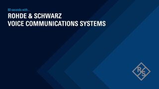 80 seconds with ATC voice communications system
