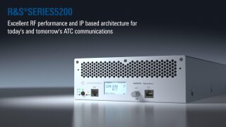 R&S®Series5200 用于语音和数据通信的空中交通管制电台