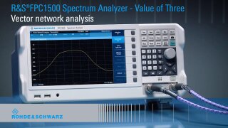 Built-in vector network analysis
