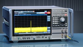r&s®fsw multi-touch interface