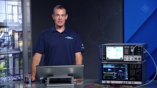Measuring a high gain frequency converting LNB with the FSWX