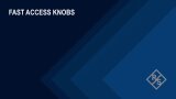 how to configure fast access knobs on the fswx