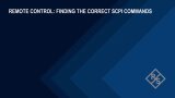 how to identify scpi commands on the fswx