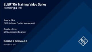 R&S®ELEKTRA executing a test