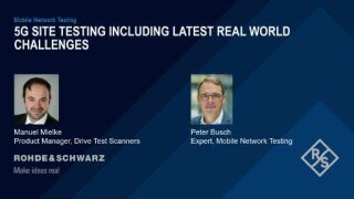 Webinar: 5G Site Testing including latest real world challenges