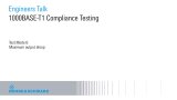 1000BASE-T1 Compliance Testing Test Mode 6: Maximum output droop