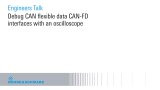 debug can flexible data can-fd interfaces with an oscilloscope