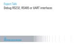 debug rs232, rs485 or uart interfaces