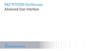 advanced user interface 