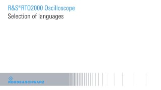 selection of languages