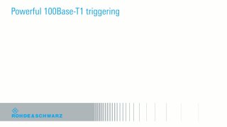 triggering for 100base-t1 automotive ethernet