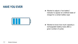 Battery Cycle Tool for R&S®High-Precision Power Supplies