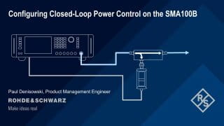Configuring Closed-Loop Power Control on the SMA100B