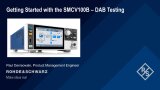 Getting Started with the SMCV100B 