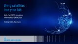 high-end gnss simulation with the r&s®smw200a